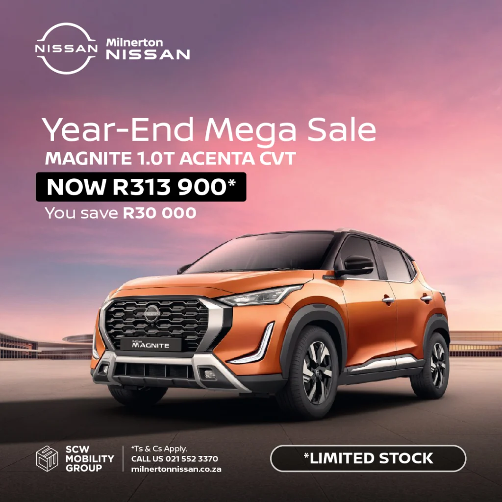 Nissan Magnite 1.0T Acenta CVT now R313 900