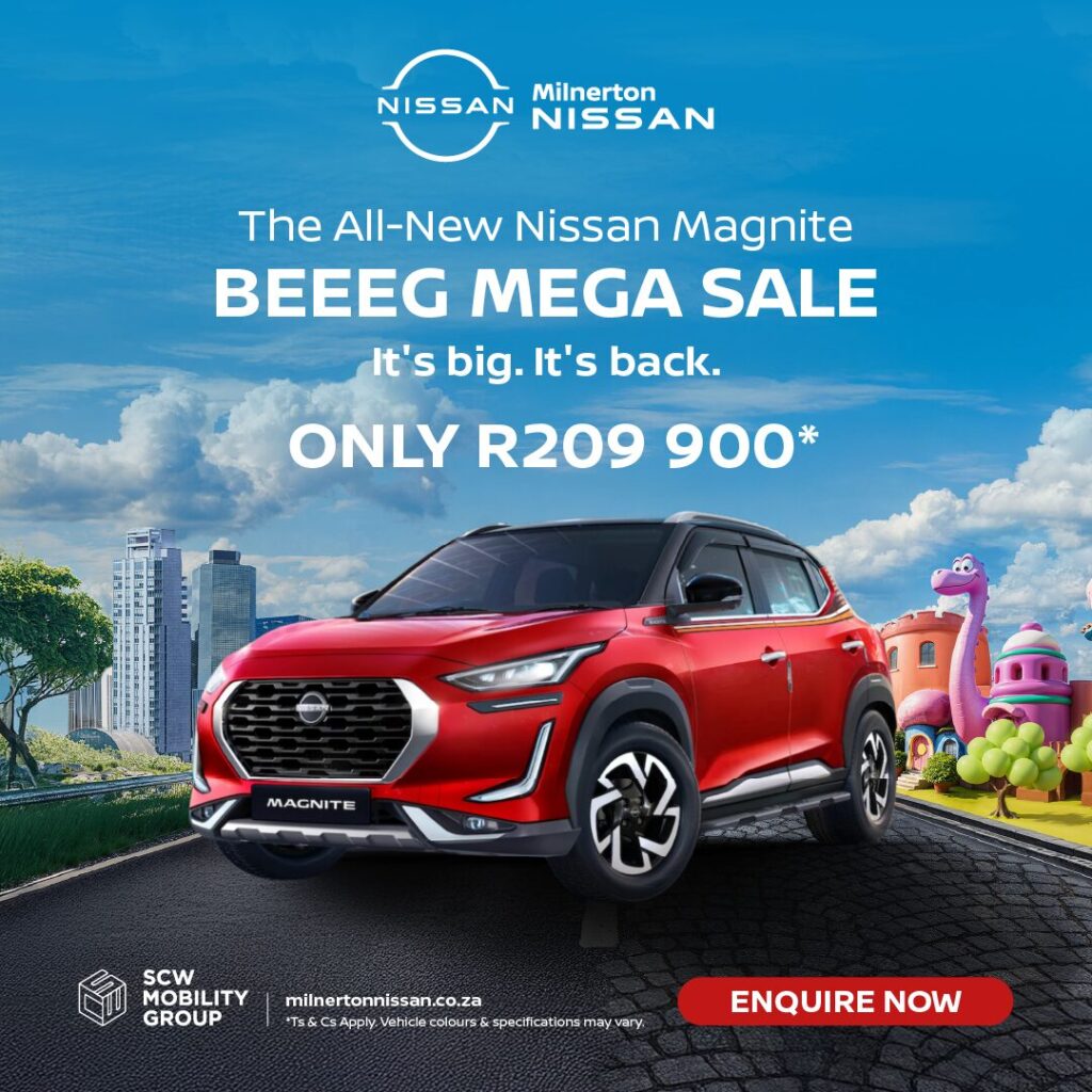Nissan Magnite only R209 900*