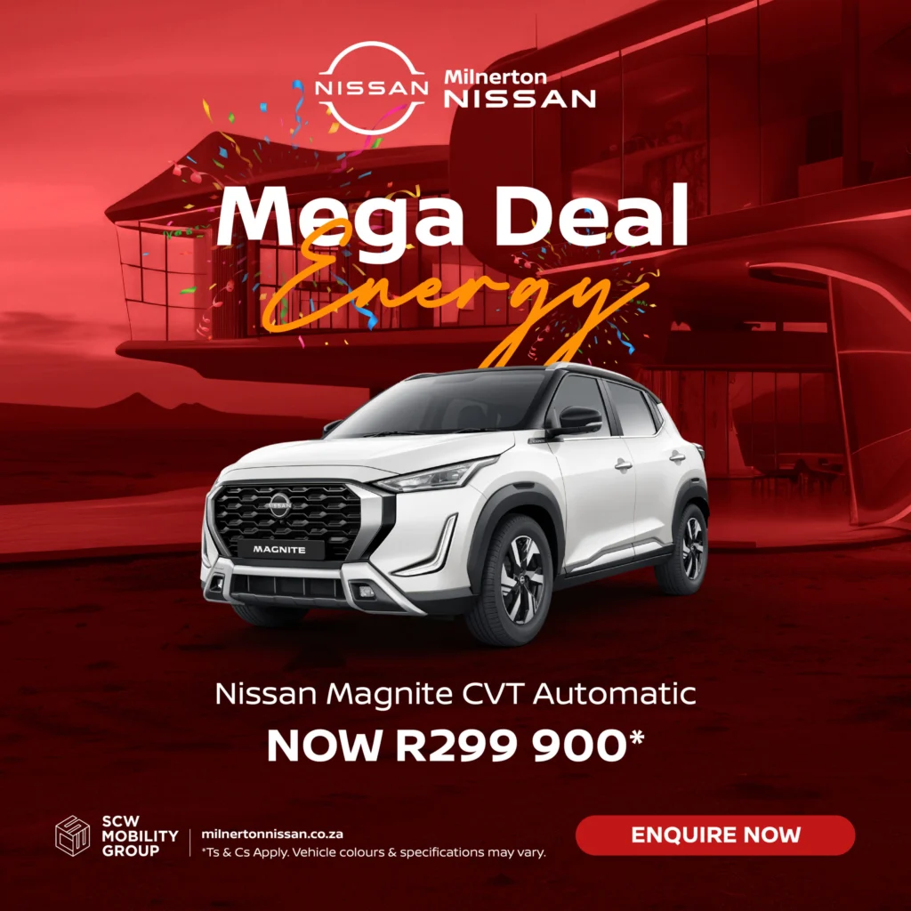 Nissan Magnite CVT Automatic now R299 900*