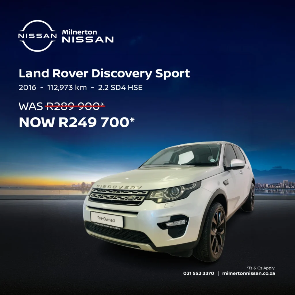 2016 Land Rover Discovery Sport 2.2 SD4 HSE now R249 700*