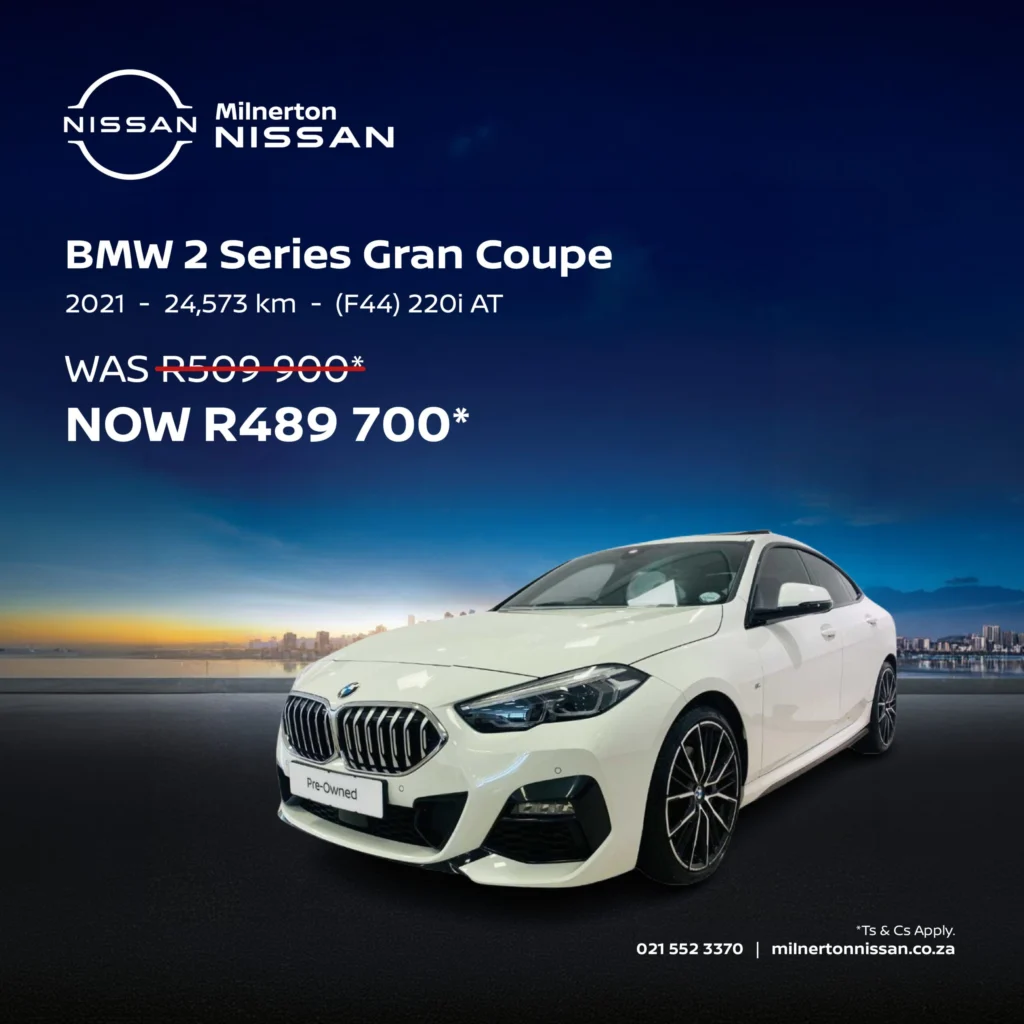 2021 bmw 2 Series Gran Coupe (F44) 220i AT now R489 700*