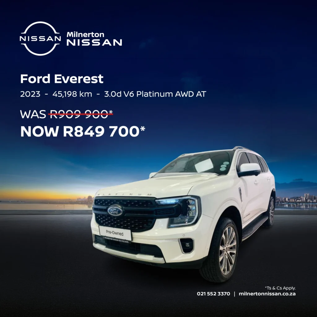 2023 Ford Everest 3.0d V6 Platinum AWD AT now R849 700*