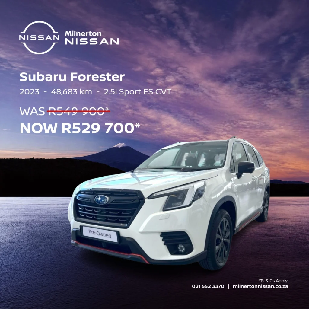 2023 Subaru Forester 2.5i Sports ES CVT now R529 700*