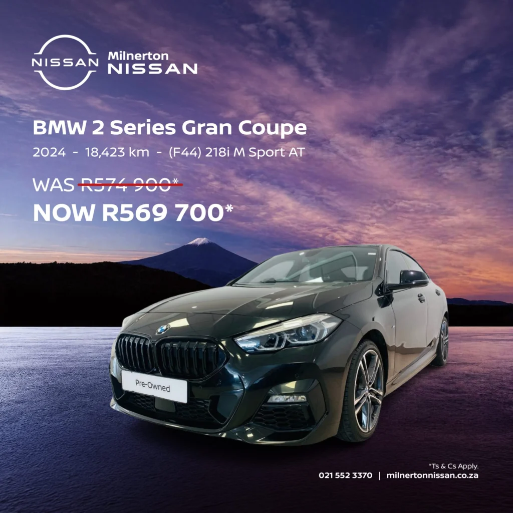 2024 BMW 2 Series Gran Coupe (F44) 218i M Sports AT now R569 700*