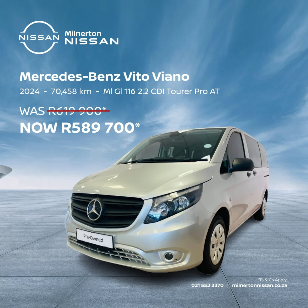 2024 Mercedes-Benz Vito Viano MI GI 116 2.2 CDI Tourer Pro AT now R589 700*