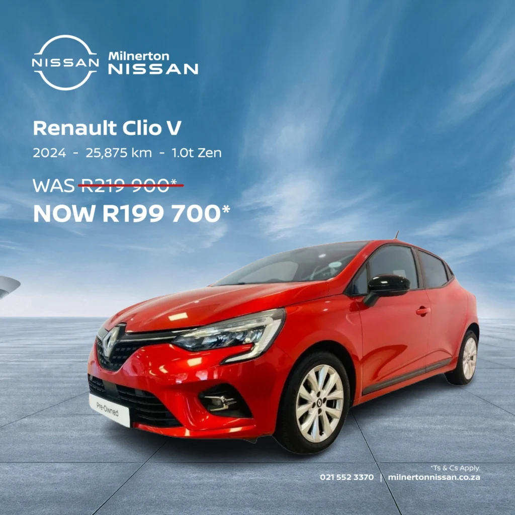 2024 Renault Clio V 1.0T Zen now R199 700*