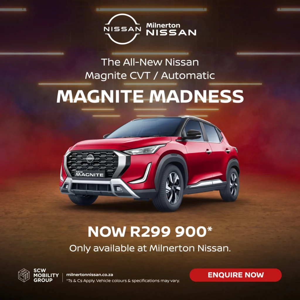 Nissan Magnite CVT now R299 900*