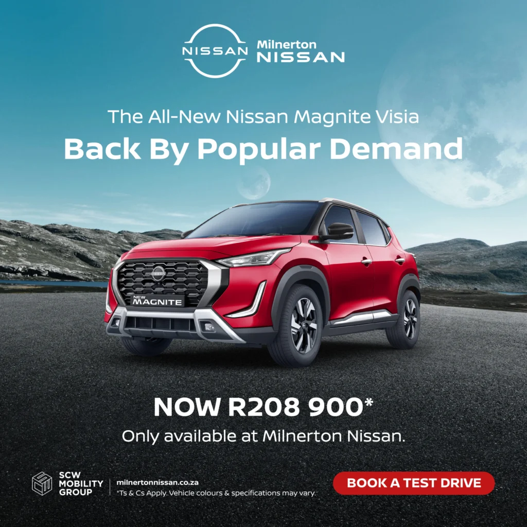 Nissan Magnite Visia now R208 900*