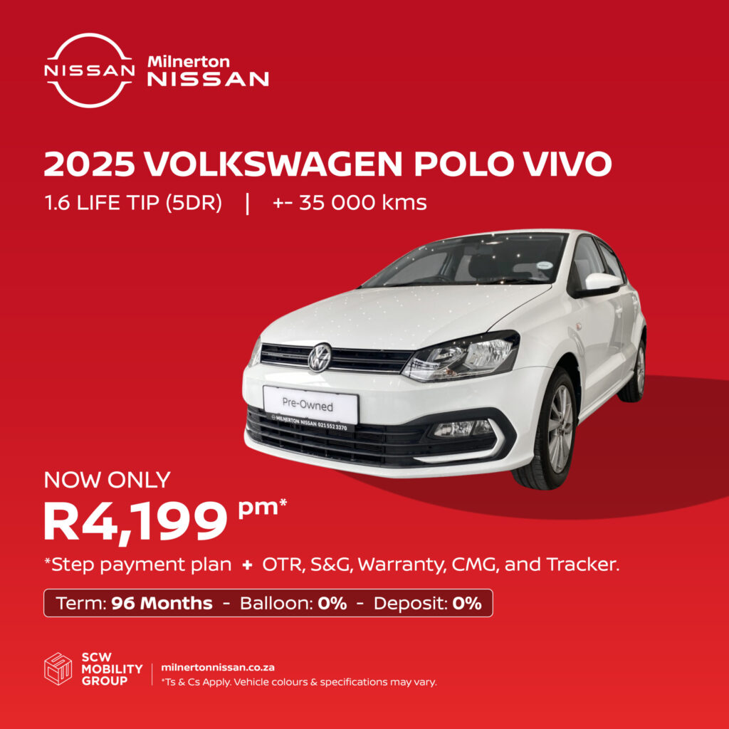 2025 VW Polo Vivo 1.6 Life TIP (5DR) now only R4 199pm*