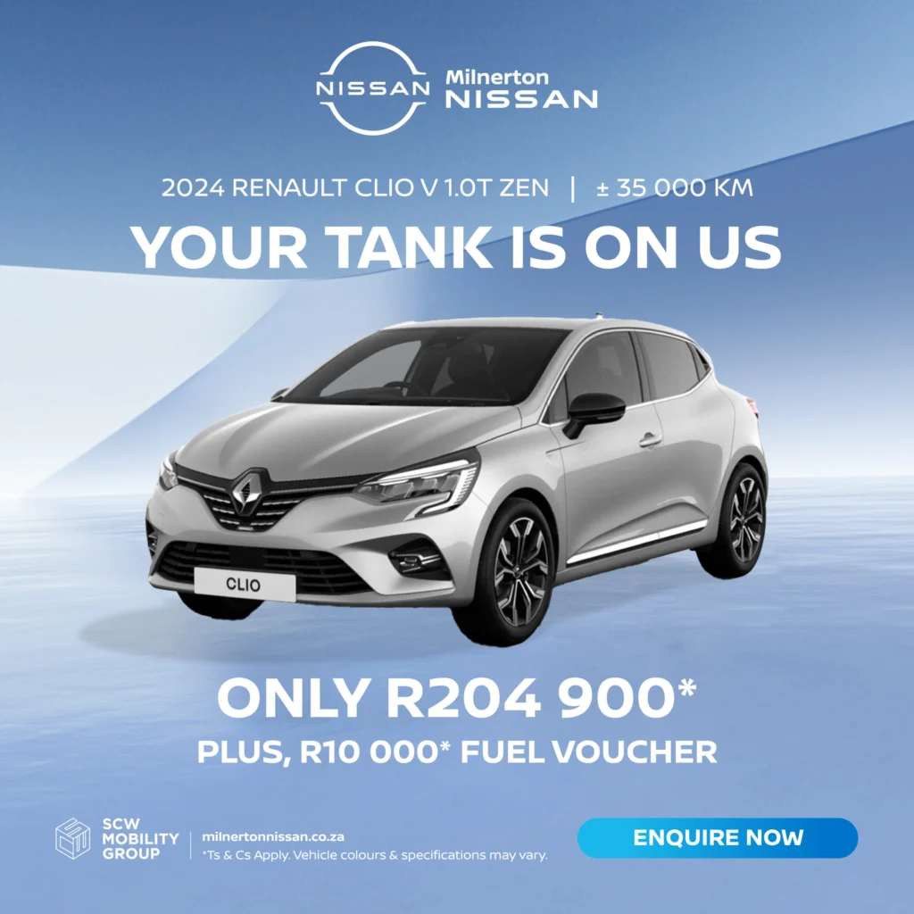 Renault Clio 1.0T Zen now only R204 900*