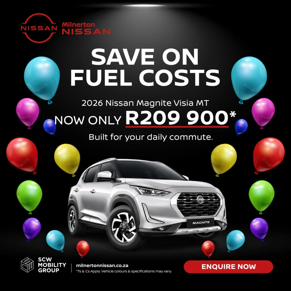 2026 Nissan Magnite Visia MT now only R209 900*